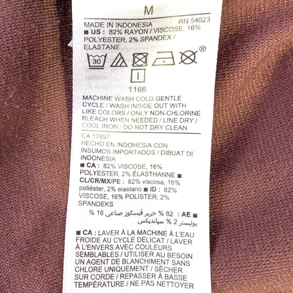 Old Navy | Brown Raisin Sleeveless Ponte-Knit Jumpsuit Viscose Blend | Medium - Picture 7 of 10